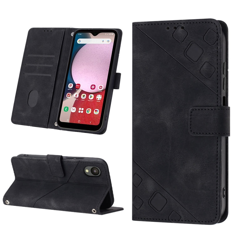 Skin-feel Embossed Leather Phone Case, For Samsung Galaxy A23 JP Version, For Samsung Galaxy A24 4G, For Xiaomi Poco X5 5G/Redmi Note 12 China/Redmi Note 12 Global, For Xiaomi Poco X5 Pro 5G/Redmi Note 12 Pro Speed