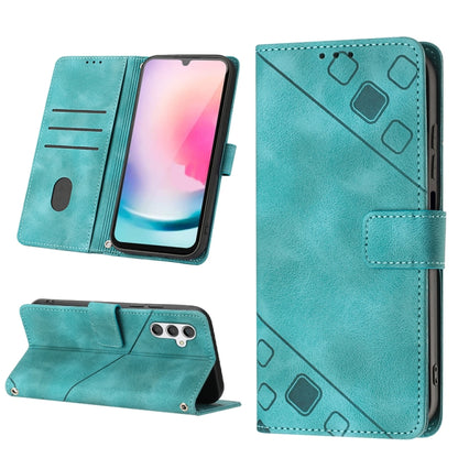 Skin-feel Embossed Leather Phone Case, For Samsung Galaxy A23 JP Version, For Samsung Galaxy A24 4G, For Xiaomi Poco X5 5G/Redmi Note 12 China/Redmi Note 12 Global, For Xiaomi Poco X5 Pro 5G/Redmi Note 12 Pro Speed