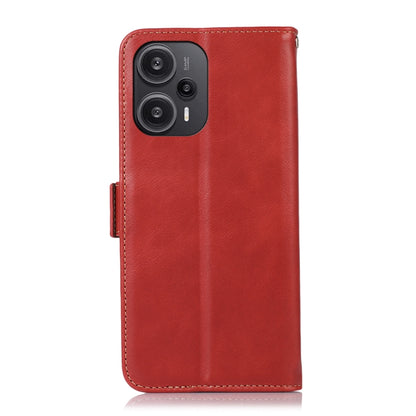 Crazy Horse Top Layer Cowhide Leather Phone Case, For Nokia C12 4G, For Nokia C22 4G, For Xiaomi Redmi Note 12 Turbo 5G
