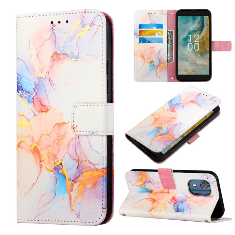 PT003 Marble Pattern Flip Leather Phone Case, For OnePlus Ace 2 5G / 11R 5G, For Honor Magic5 Pro, For Motorola Moto G Stylus 5G 2023, For Nokia C02 TA-1522