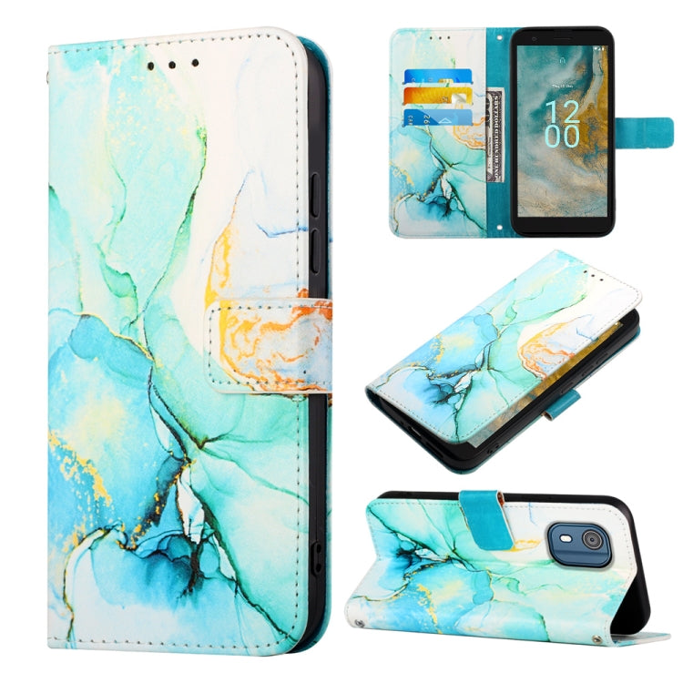 PT003 Marble Pattern Flip Leather Phone Case, For OnePlus Ace 2 5G / 11R 5G, For Honor Magic5 Pro, For Motorola Moto G Stylus 5G 2023, For Nokia C02 TA-1522