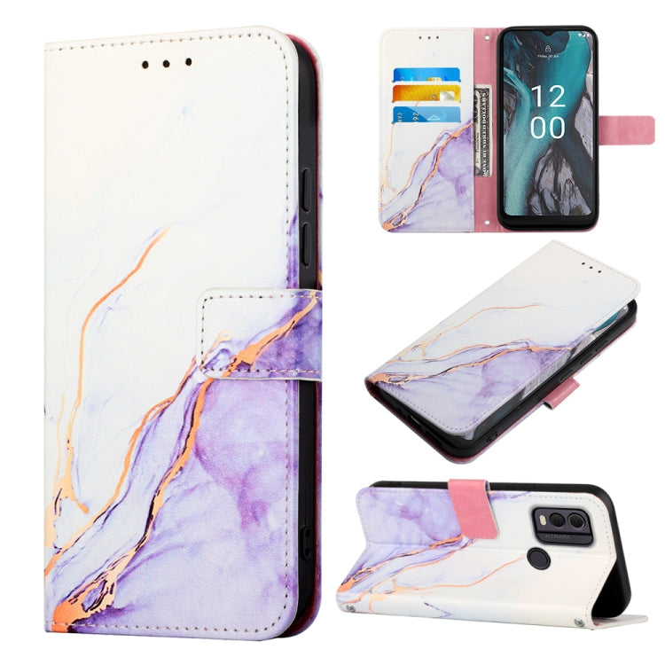 PT003 Marble Pattern Flip Leather Phone Case, For Nokia C22, For Nokia C32 TA-1534, For Nokia G22, For OPPO Find X6