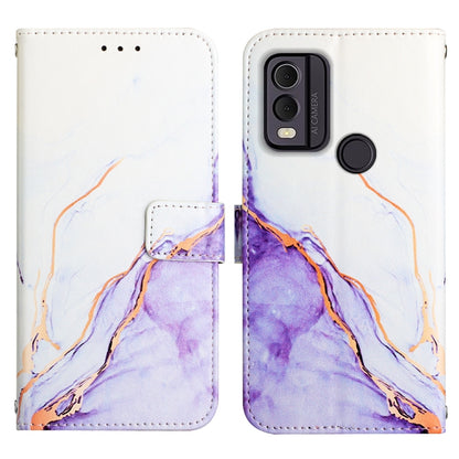 PT003 Marble Pattern Flip Leather Phone Case, For Nokia C22, For Nokia C32 TA-1534, For Nokia G22, For OPPO Find X6