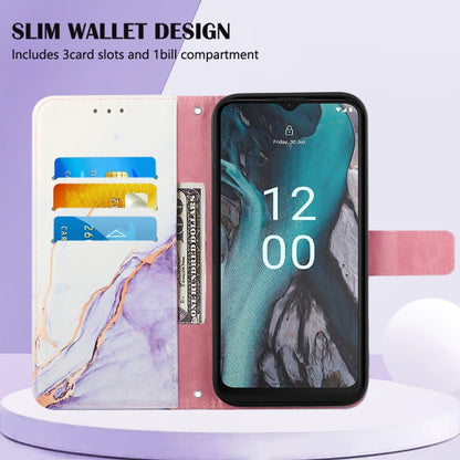 PT003 Marble Pattern Flip Leather Phone Case, For Nokia C22, For Nokia C32 TA-1534, For Nokia G22, For OPPO Find X6