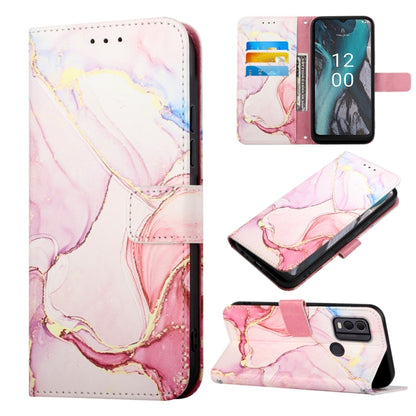 PT003 Marble Pattern Flip Leather Phone Case, For Nokia C22, For Nokia C32 TA-1534, For Nokia G22, For OPPO Find X6