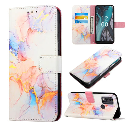 PT003 Marble Pattern Flip Leather Phone Case, For Nokia C22, For Nokia C32 TA-1534, For Nokia G22, For OPPO Find X6