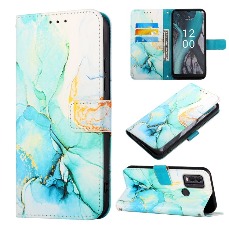 PT003 Marble Pattern Flip Leather Phone Case, For Nokia C22, For Nokia C32 TA-1534, For Nokia G22, For OPPO Find X6