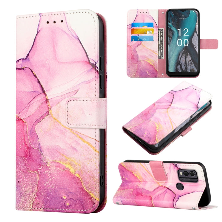 PT003 Marble Pattern Flip Leather Phone Case, For Nokia C22, For Nokia C32 TA-1534, For Nokia G22, For OPPO Find X6