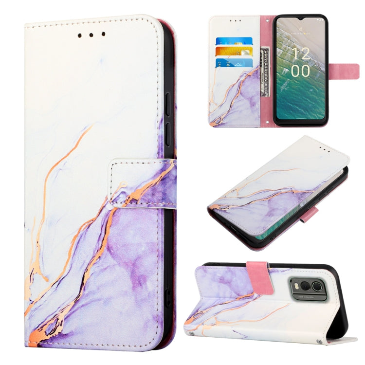 PT003 Marble Pattern Flip Leather Phone Case, For Nokia C22, For Nokia C32 TA-1534, For Nokia G22, For OPPO Find X6