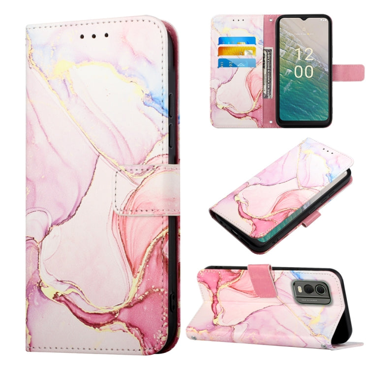 PT003 Marble Pattern Flip Leather Phone Case, For Nokia C22, For Nokia C32 TA-1534, For Nokia G22, For OPPO Find X6