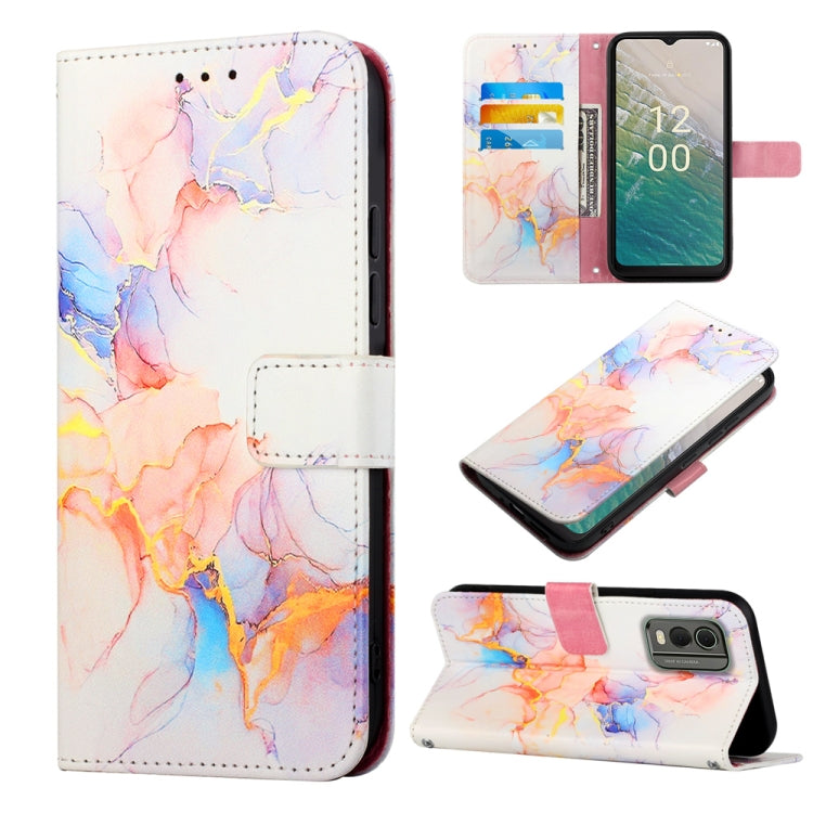 PT003 Marble Pattern Flip Leather Phone Case, For Nokia C22, For Nokia C32 TA-1534, For Nokia G22, For OPPO Find X6