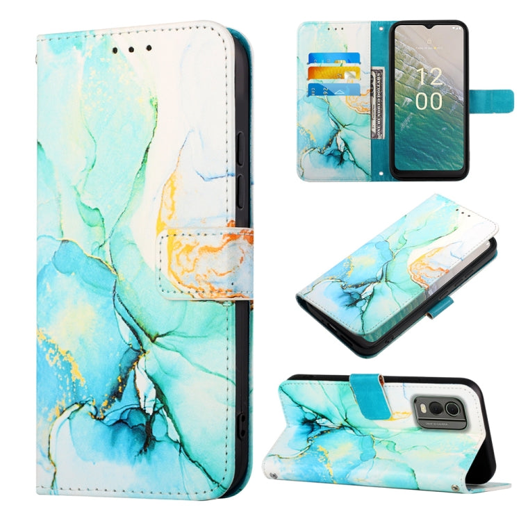 PT003 Marble Pattern Flip Leather Phone Case, For Nokia C22, For Nokia C32 TA-1534, For Nokia G22, For OPPO Find X6