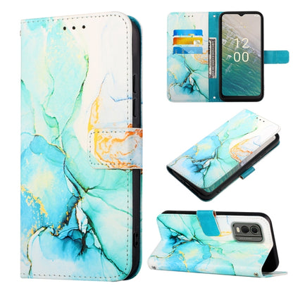 PT003 Marble Pattern Flip Leather Phone Case, For Nokia C22, For Nokia C32 TA-1534, For Nokia G22, For OPPO Find X6