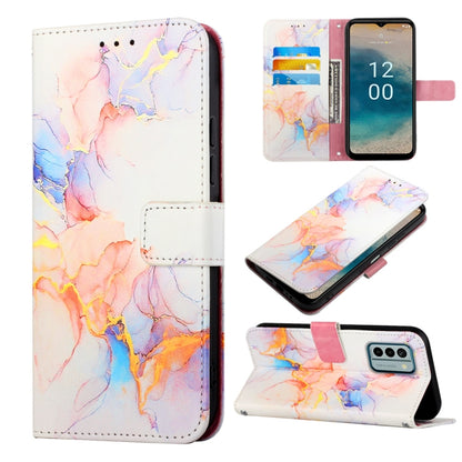 PT003 Marble Pattern Flip Leather Phone Case, For Nokia C22, For Nokia C32 TA-1534, For Nokia G22, For OPPO Find X6