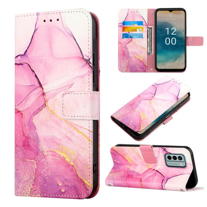 PT003 Marble Pattern Flip Leather Phone Case, For Nokia C22, For Nokia C32 TA-1534, For Nokia G22, For OPPO Find X6