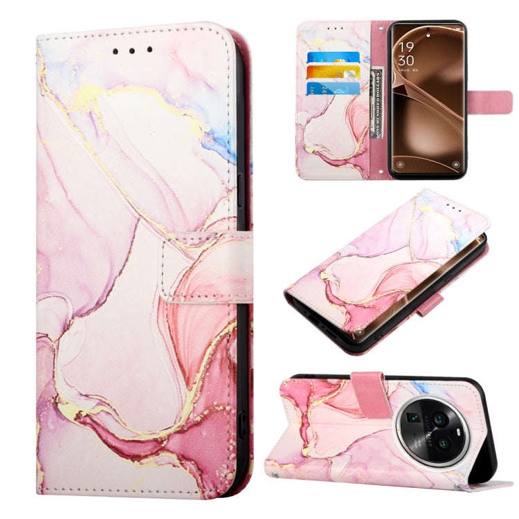 PT003 Marble Pattern Flip Leather Phone Case, For OPPO Find X6 Pro, For Realme 10 4G, For Realme 10 Pro 5G, For Realme 10 Pro+ 5G