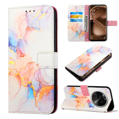 PT003 Marble Pattern Flip Leather Phone Case, For OPPO Find X6 Pro, For Realme 10 4G, For Realme 10 Pro 5G, For Realme 10 Pro+ 5G
