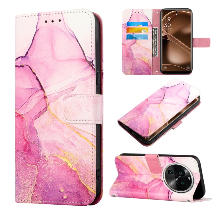 PT003 Marble Pattern Flip Leather Phone Case, For OPPO Find X6 Pro, For Realme 10 4G, For Realme 10 Pro 5G, For Realme 10 Pro+ 5G