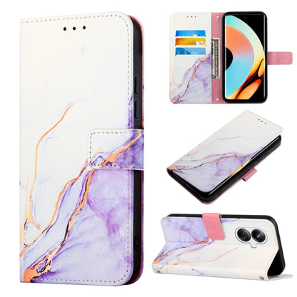 PT003 Marble Pattern Flip Leather Phone Case, For OPPO Find X6 Pro, For Realme 10 4G, For Realme 10 Pro 5G, For Realme 10 Pro+ 5G