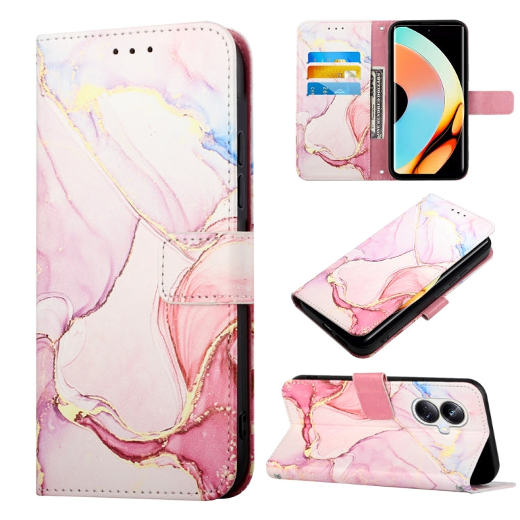 PT003 Marble Pattern Flip Leather Phone Case, For OPPO Find X6 Pro, For Realme 10 4G, For Realme 10 Pro 5G, For Realme 10 Pro+ 5G