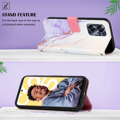PT003 Marble Pattern Flip Leather Phone Case, For Realme C55, For Realme GT Neo 5 5G / GT3, For OPPO Reno8 T 5G / A1 Pro 5G Global, For Samsung Galaxy M14