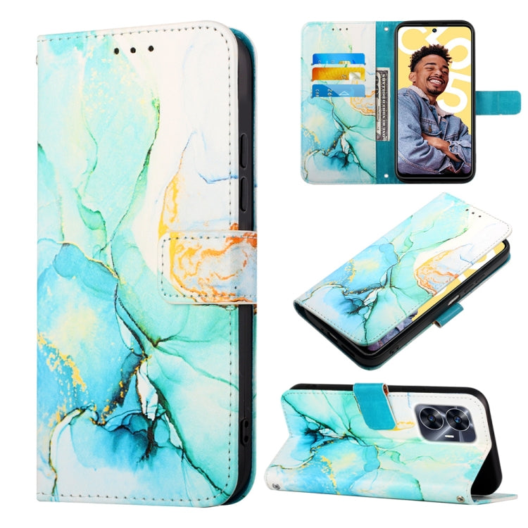 PT003 Marble Pattern Flip Leather Phone Case, For Realme C55, For Realme GT Neo 5 5G / GT3, For OPPO Reno8 T 5G / A1 Pro 5G Global, For Samsung Galaxy M14