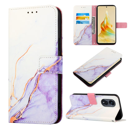 PT003 Marble Pattern Flip Leather Phone Case, For Realme C55, For Realme GT Neo 5 5G / GT3, For OPPO Reno8 T 5G / A1 Pro 5G Global, For Samsung Galaxy M14