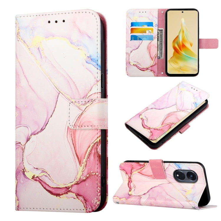 PT003 Marble Pattern Flip Leather Phone Case, For Realme C55, For Realme GT Neo 5 5G / GT3, For OPPO Reno8 T 5G / A1 Pro 5G Global, For Samsung Galaxy M14