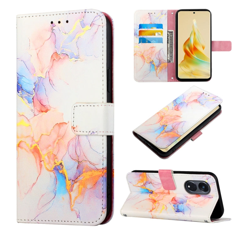 PT003 Marble Pattern Flip Leather Phone Case, For Realme C55, For Realme GT Neo 5 5G / GT3, For OPPO Reno8 T 5G / A1 Pro 5G Global, For Samsung Galaxy M14