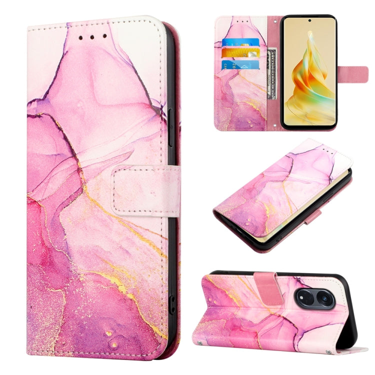PT003 Marble Pattern Flip Leather Phone Case, For Realme C55, For Realme GT Neo 5 5G / GT3, For OPPO Reno8 T 5G / A1 Pro 5G Global, For Samsung Galaxy M14