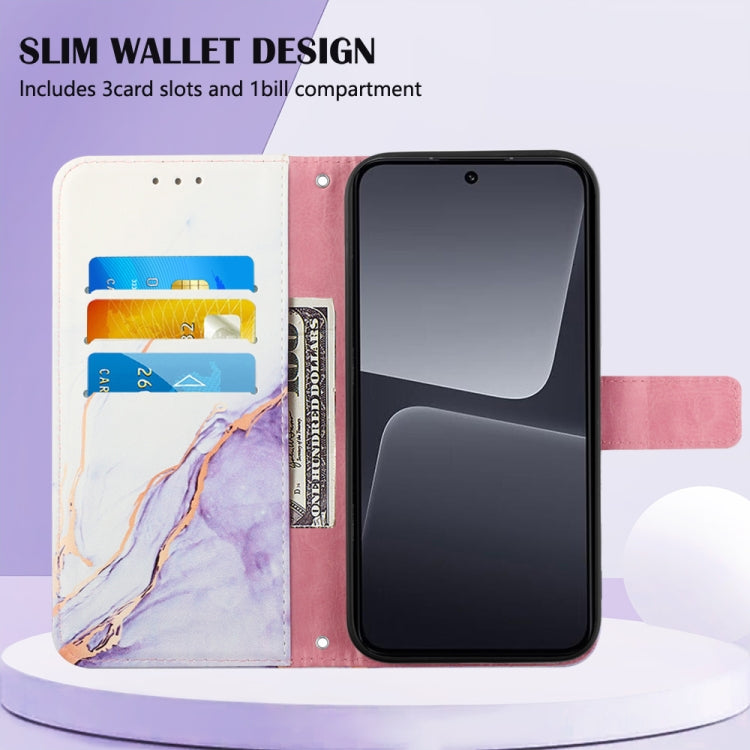 PT003 Marble Pattern Flip Leather Phone Case, For Xiaomi 13 Pro, For Xiaomi Poco X5 Pro 5G