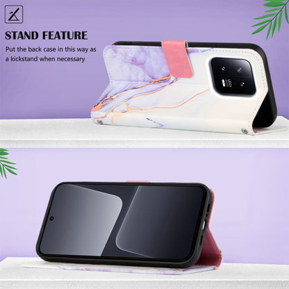 PT003 Marble Pattern Flip Leather Phone Case, For Xiaomi 13 Pro, For Xiaomi Poco X5 Pro 5G