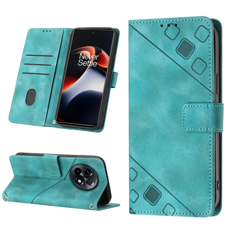 Skin-feel Embossed Leather Phone Case, For Honor Magic5 Pro, For Motorola Moto G Stylus 5G 2023, For OnePlus Ace 2 5G / 11R 5G, For OPPO Find X6