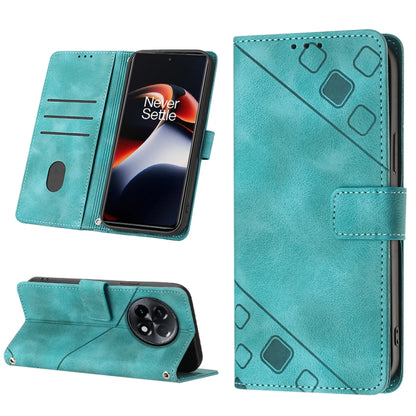 Skin-feel Embossed Leather Phone Case, For Honor Magic5 Pro, For Motorola Moto G Stylus 5G 2023, For OnePlus Ace 2 5G / 11R 5G, For OPPO Find X6