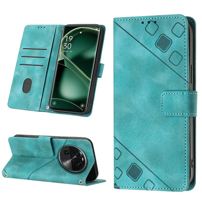 Skin-feel Embossed Leather Phone Case, For Honor Magic5 Pro, For Motorola Moto G Stylus 5G 2023, For OnePlus Ace 2 5G / 11R 5G, For OPPO Find X6