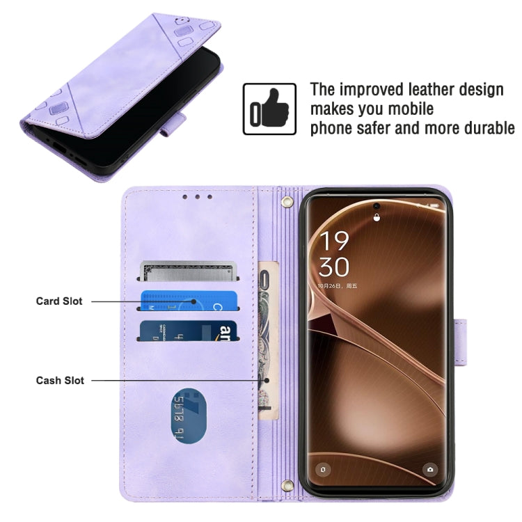 Skin-feel Embossed Leather Phone Case, For OPPO Find X6 Pro, For Realme C55, For Realme GT Neo 5 5G / GT3, For OPPO Reno8 T 4G Foreign