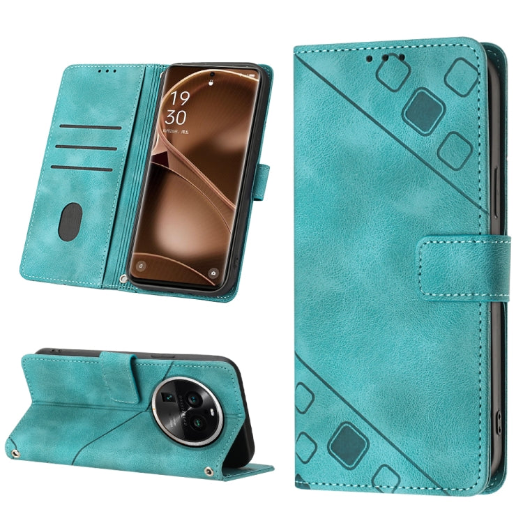 Skin-feel Embossed Leather Phone Case, For OPPO Find X6 Pro, For Realme C55, For Realme GT Neo 5 5G / GT3, For OPPO Reno8 T 4G Foreign