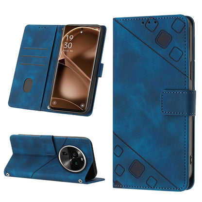 Skin-feel Embossed Leather Phone Case, For OPPO Find X6 Pro, For Realme C55, For Realme GT Neo 5 5G / GT3, For OPPO Reno8 T 4G Foreign