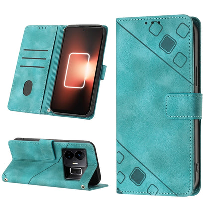Skin-feel Embossed Leather Phone Case, For OPPO Find X6 Pro, For Realme C55, For Realme GT Neo 5 5G / GT3, For OPPO Reno8 T 4G Foreign