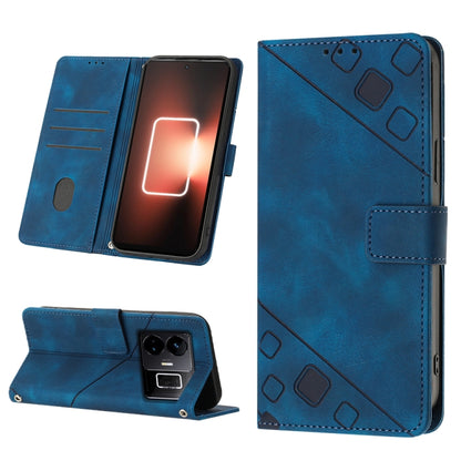 Skin-feel Embossed Leather Phone Case, For OPPO Find X6 Pro, For Realme C55, For Realme GT Neo 5 5G / GT3, For OPPO Reno8 T 4G Foreign
