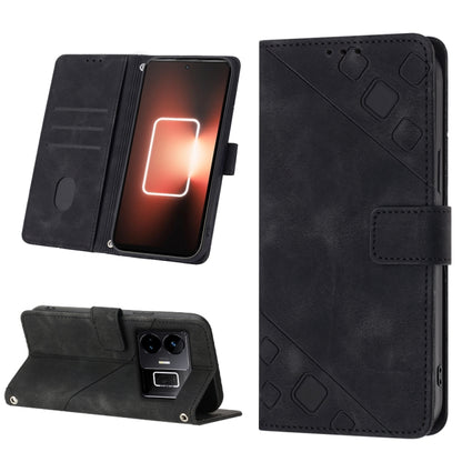 Skin-feel Embossed Leather Phone Case, For OPPO Find X6 Pro, For Realme C55, For Realme GT Neo 5 5G / GT3, For OPPO Reno8 T 4G Foreign