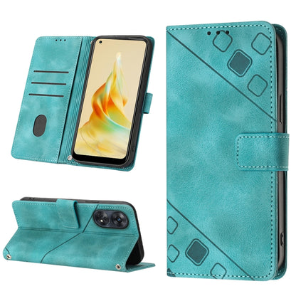 Skin-feel Embossed Leather Phone Case, For OPPO Find X6 Pro, For Realme C55, For Realme GT Neo 5 5G / GT3, For OPPO Reno8 T 4G Foreign