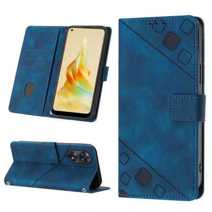 Skin-feel Embossed Leather Phone Case, For OPPO Find X6 Pro, For Realme C55, For Realme GT Neo 5 5G / GT3, For OPPO Reno8 T 4G Foreign