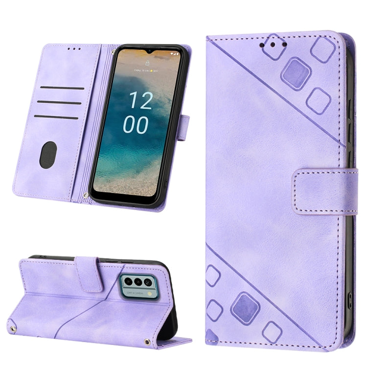 Skin-feel Embossed Leather Phone Case, For Nokia G22, For Xiaomi Poco C55 / Redmi 12C / 11A, For Xiaomi 13, For Xiaomi 13 Pro