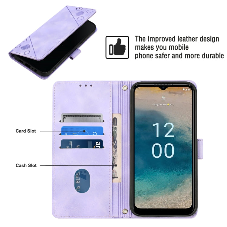 Skin-feel Embossed Leather Phone Case, For Nokia G22, For Xiaomi Poco C55 / Redmi 12C / 11A, For Xiaomi 13, For Xiaomi 13 Pro