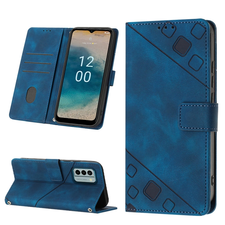 Skin-feel Embossed Leather Phone Case, For Nokia G22, For Xiaomi Poco C55 / Redmi 12C / 11A, For Xiaomi 13, For Xiaomi 13 Pro