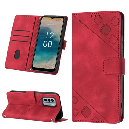 Skin-feel Embossed Leather Phone Case, For Nokia G22, For Xiaomi Poco C55 / Redmi 12C / 11A, For Xiaomi 13, For Xiaomi 13 Pro