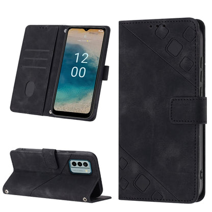 Skin-feel Embossed Leather Phone Case, For Nokia G22, For Xiaomi Poco C55 / Redmi 12C / 11A, For Xiaomi 13, For Xiaomi 13 Pro