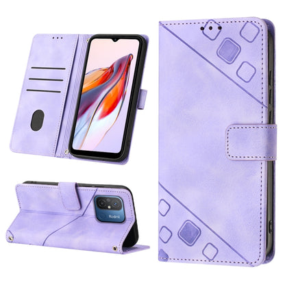 Skin-feel Embossed Leather Phone Case, For Nokia G22, For Xiaomi Poco C55 / Redmi 12C / 11A, For Xiaomi 13, For Xiaomi 13 Pro