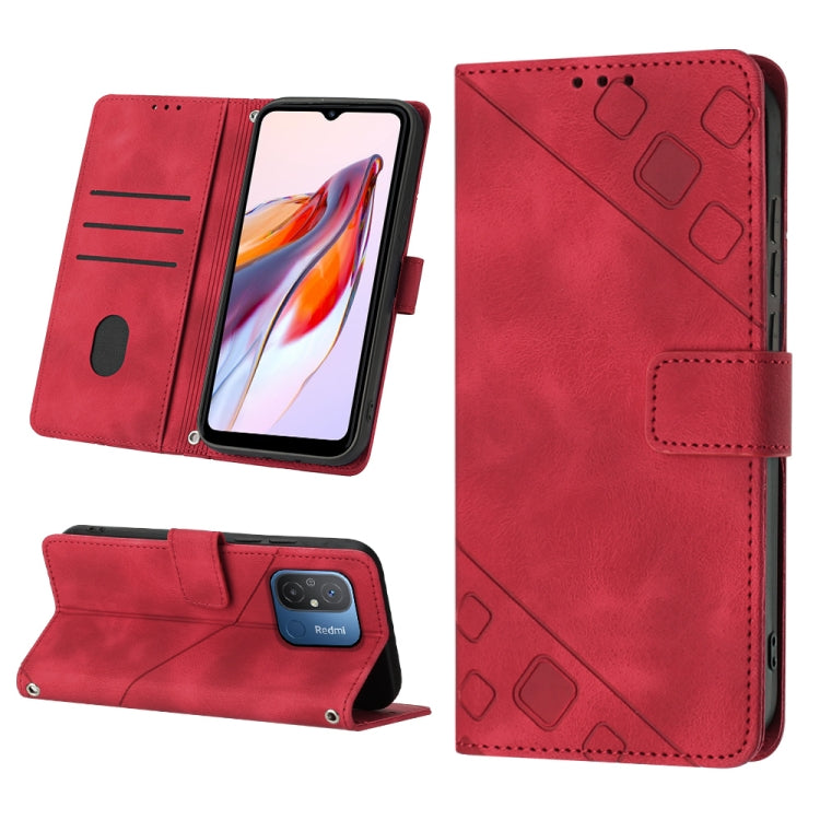 Skin-feel Embossed Leather Phone Case, For Nokia G22, For Xiaomi Poco C55 / Redmi 12C / 11A, For Xiaomi 13, For Xiaomi 13 Pro